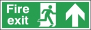 Fire Exit Arrow Up Signs
