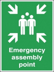 Emergency Assembly Point Aluminium Sign