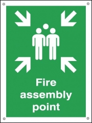 Fire Assembly Point Aluminium Sign