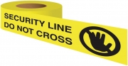 Security Line Do Not Cross Barrier Tapes
