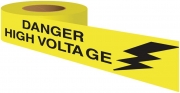 Danger High Voltage Barrier Tapes