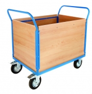Platform Trolley with 4 Plywood Sides