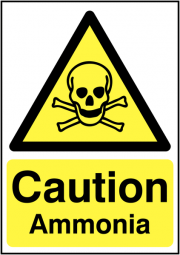 Caution Ammonia Signs