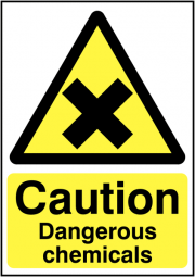 Caution Dangerous Chemicals Signs