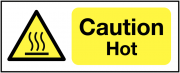 Caution Hot Signs