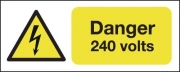 Danger 240 Volts Symbol Signs