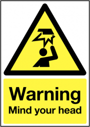 Warning Mind Your Head Signs
