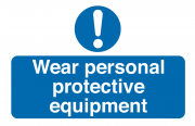 Wear Personal protective Equipment Labels