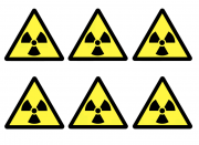 Warning Radiation Symbol Labels