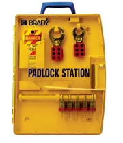 Portable Padlock Lockout Safety Station