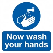 Now Wash Your Hands Labels