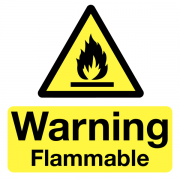 Warning Flammable Labels