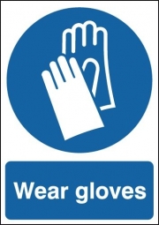 Wear Gloves Signs
