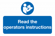 Read The Operators Instructions Labels