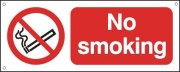 No Smoking Aluminium Prohibition Signs