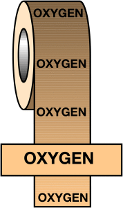 Oxygen Pipeline Marking Tapes