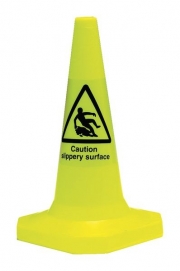 Caution Slippery Surface Cones