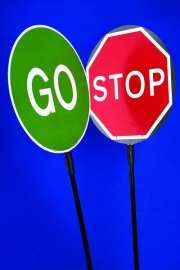 Stop And Go Lollipop Works Traffic Sign 600mm Diameter