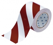Toughstripe™ Red And White Floor Marking Tapes