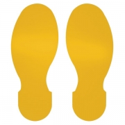 Toughstripe™ Yellow Footprints Floor Tapes