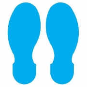 Toughstripe™ Blue Footprints Floor Marking tapes