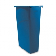 Slim Jim 60.5 Litre Blue Waste Recycling Bin