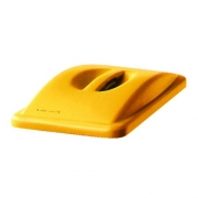 Rubbermaid Slim Jim® Container Yellow Handle Top