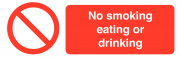 No Smoking Eating Or Drinking On The Spot Labels