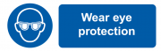 Wear Eye Protection On The Spot Labels