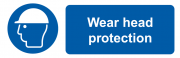 Wear Head Protection Labels