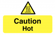 Caution Hot Labels