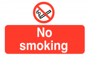 No Smoking On the Spot Labels