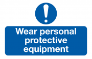 Wear Personal Protective Equipment Labels