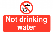 Not Drinking Water Labels