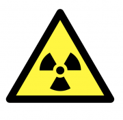 Warning Radioactive Symbol Labels