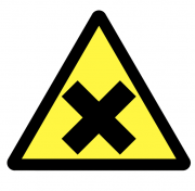 Irritant Hazard Symbol Labels