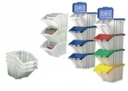 Multi Function Waste Separation Containers Pack Of 4