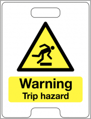 Warning Trip Hazard Floor Stands