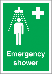 Emergency Shower Location Signs