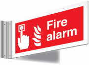 Fire Alarm Double Sided Corridor Signs