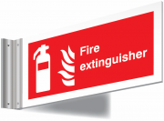 Fire Extinguisher Double Sided Corridor Signs