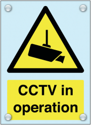 CCTV In Operation Acrylic Sign