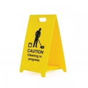 Caution Cleaning In Progress A Board Floor Signs