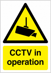 CCTV In Operation Reflective Sign