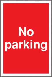 No Parking Polycarbonate Signs