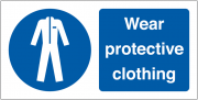 Wear Protective Clothing Labels