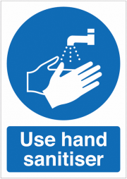 Use Hand Sanitiser Signs