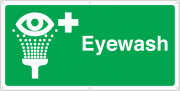Emergency Eye Wash Large Format Banner Signs