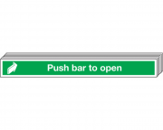 Push Bar To Open Pack Of 6 Signs