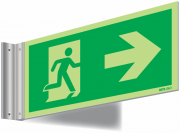 Nite-Glo Arrow Right Corridor Symbol Sign